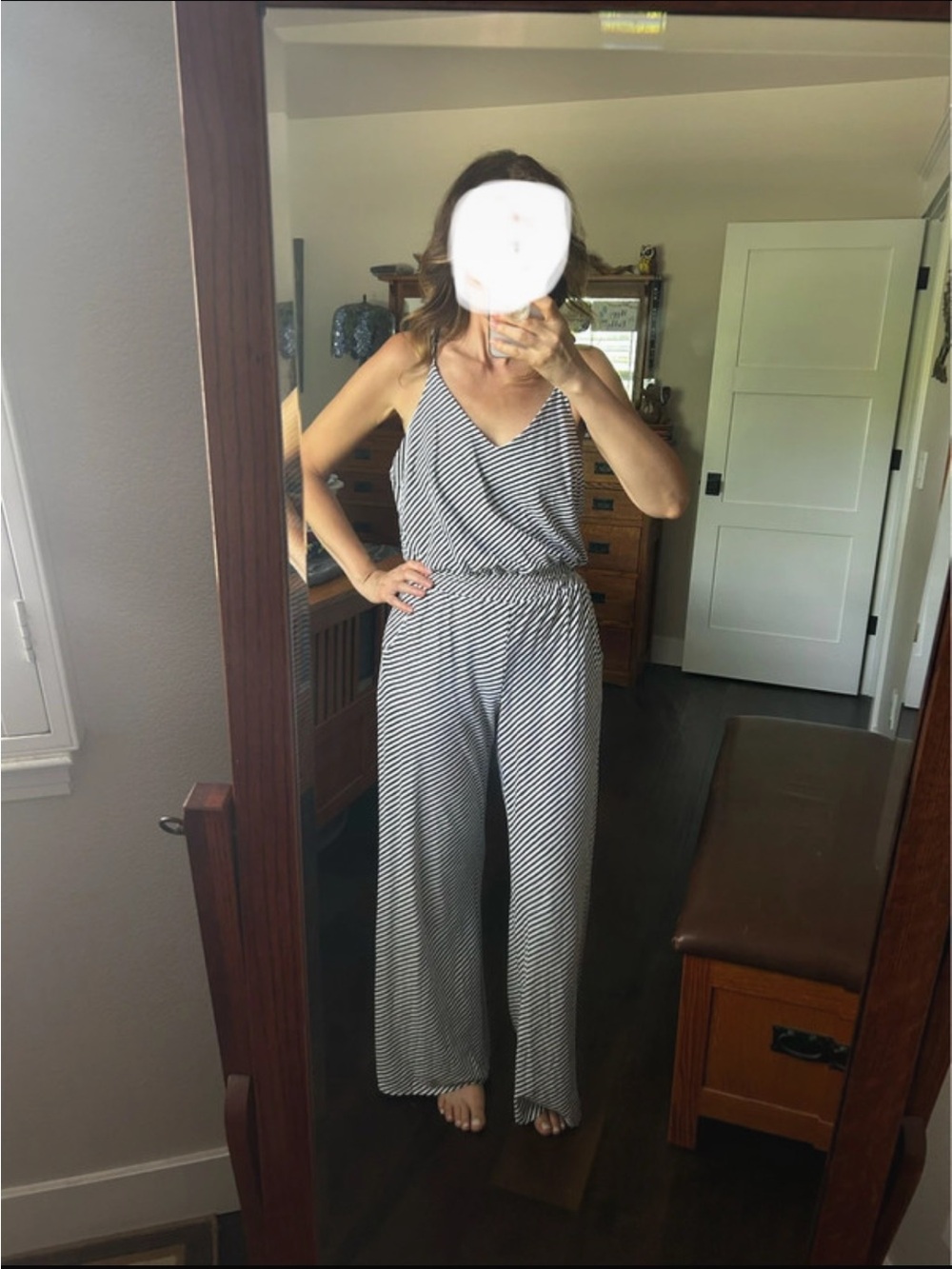 Amanda Uprichard Auggie Striped Jumpsuit sz S - Picture 6 of 12